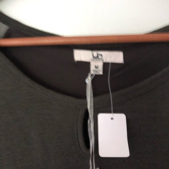 NEW YA Los Angeles Brown Grey Tunic Dress M - Picture 2 of 4